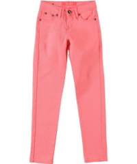 U-51 Star Skinny Jeans (Sizes 7 - 16) - neon coral, 8 U-51 Star Skinny Jeans (Sizes 7 - 16) - neon coral, 8