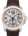 Cartier Calibre De Cartier Silver Dial Mechanical Wind Mens Watch W7100039