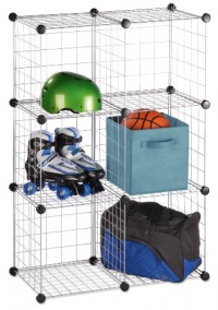 Honey-Can-Do SHF-01794 6 Storage Cubes, Stacking Wire Cube Set Honey-Can-Do SHF-01794 6 Storage Cubes, Stacking Wire Cube Set