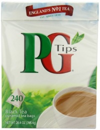 PG Tips Black Tea, Pyramid Tea Bags, 240Count Boxes (Pack of 2) PG Tips Black Tea, Pyramid Tea Bags, 240Count Boxes (Pack of 2)
