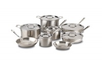 All-Clad Brushed Stainless D5 14-Piece Cookware Set All-Clad Brushed Stainless D5 14-Piece Cookware Set