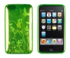 Neon Green Butterfly Flower Flexible TPU Case for Apple iPod Touch 2G, 3G (2nd & 3rd Generation)