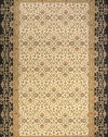 Area Rug 8x10 Rectangle Traditional Charcoal Color - Momeni Persian Garden Rug from RugPal