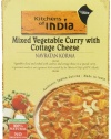 Kitchens Of India Ready To Eat Navratan Korma, Mixed Vegetable Curry & Cottage Cheese, 10-Ounce Boxes (Pack of 6)