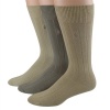 Polo Ralph Lauren men's socks Dress Combed Cotton khaki light 3pairs