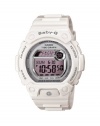 Casio Women's BLX103-7 Baby-G White Resin G-Lide Digital Mirror Dial Sport Watch
