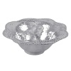 Shaped by hand of durable recycled aluminum, this striking bowl from Mariposa is detailed with a softly textured finish and beaded edges for a look that's at once organic and refined.