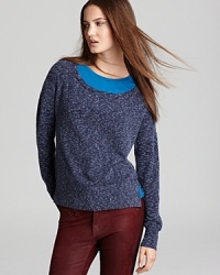 Got the blues? You should-with this rag & bone/JEAN pullover sweater, rendered in a soft wool-blend and featuring the season's of-the-moment high/low hem. Got the blues? You should-with this rag & bone/JEAN pullover sweater, rendered in a soft wool-blend and featuring the season's of-the-moment high/low hem.
