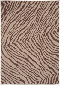 Alfresco Zebra Rug Rug Size: 2'3 x 4'6 Alfresco Zebra Rug Rug Size: 2'3 x 4'6