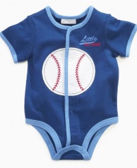 First Impressions Baby Bodysuit, Baby Boys Baseball French Creeper, Size: 3-6 months First Impressions Baby Bodysuit, Baby Boys Baseball French Creeper, Size: 3-6 months