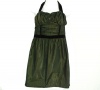 BCBGeneration Shirred Bust Halter Dark Chocolate 6