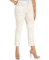 Update your denim with Not Your Daughter's Jeans' printed plus size jeans, featuring a skinny fit-- they're season-perfect! Update your denim with Not Your Daughter's Jeans' printed plus size jeans, featuring a skinny fit-- they're season-perfect!