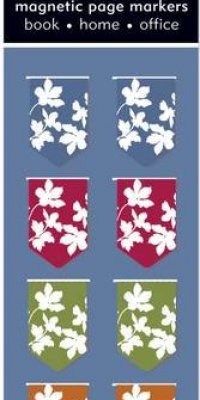 Floral Silhouette i-Clip Magnetic Page Markers (Set of 8 Magnetic Bookmarks) Floral Silhouette i-Clip Magnetic Page Markers (Set of 8 Magnetic Bookmarks)