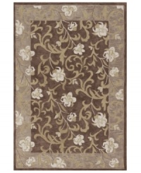 With a riot of blossoms and vines in a beautiful taupe palette, Dalyn's elegant Galleria rug is simply made to be admired. But the best part is that a durable poly-acrylic weave makes the lovely rug perfect for high-traffic areas! With a riot of blossoms and vines in a beautiful taupe palette, Dalyn's elegant Galleria rug is simply made to be admired. But the best part is that a durable poly-acrylic weave makes the lovely rug perfect for high-traffic areas!