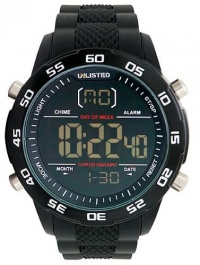 Unlisted by Kenneth Cole Men's Rubber Strap Digital Watch UL1208 Unlisted by Kenneth Cole Men's Rubber Strap Digital Watch UL1208