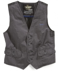 The classic third piece. He'll don this dapper Epic Threads' vest for every special occasion. The classic third piece. He'll don this dapper Epic Threads' vest for every special occasion.