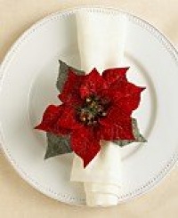 Ex-Cell Poinsettia Napkin Ring Collection, Set of 4, Macys Ex-Cell Poinsettia Napkin Ring Collection, Set of 4, Macys