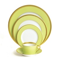 Haviland's Laque de Chine Gold is both timeless and modern, enabling traditional color-matching selections to radical color combinations. Unique pieces' smooth, bold colors are united by a brilliant gold band. Haviland's Laque de Chine Gold is both timeless and modern, enabling traditional color-matching selections to radical color combinations. Unique pieces' smooth, bold colors are united by a brilliant gold band.