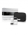 Elegant, sophisticated, and contemporary, the BVLGARI MAN Pouch Set embodies masculine charisma. Set includes: Eau de Toilette Spray, 3.4 oz.; Shampoo & Shower Gel, 2.5 oz. and a stylish toiletry case. case. Made in Italy. 