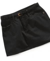 A closet keeper for your fashionista in-training. She'll want to wear this little black skort from Guess with sweaters, tees and tights. A closet keeper for your fashionista in-training. She'll want to wear this little black skort from Guess with sweaters, tees and tights.