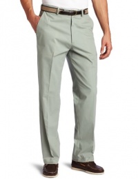 Haggar Men's Classic Belted Poplin Plain Front Pant Haggar Men's Classic Belted Poplin Plain Front Pant