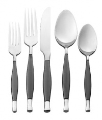 Hampton Forge Signature Carin Gun Metal 20-Piece Flatware Set Hampton Forge Signature Carin Gun Metal 20-Piece Flatware Set