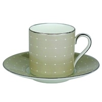 The embodiment of simplicity and grace, platinum bands and pure white stitches with raised dots adorn a pearlescent linen border. Inspired by the silk fabrics in Monique's evening gown designs, pearlized blue and tan accent colors create a look that is both elegant and beautifully serene. The embodiment of simplicity and grace, platinum bands and pure white stitches with raised dots adorn a pearlescent linen border. Inspired by the silk fabrics in Monique's evening gown designs, pearlized blue and tan accent colors create a look that is both elegant and beautifully serene.