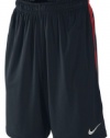 Nike Mens Dri-FIT Fly Training Shorts-Black/Red Stripe