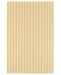 Featuring a classic Cabana-stripe motif, the Cabo del Sol area rug is designed in bright, festive colors that fit everyday living spaces or vacation homes by the beach. Woven from wool, the rug offers a soft surface feel that you'll love for years to come. Featuring a classic Cabana-stripe motif, the Cabo del Sol area rug is designed in bright, festive colors that fit everyday living spaces or vacation homes by the beach. Woven from wool, the rug offers a soft surface feel that you'll love for years to come.