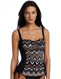 La Blanca Women's Roller Coaster Tankini Top La Blanca Women's Roller Coaster Tankini Top