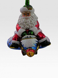 EXCLUSIVELY AT SAKS. This hand-blown ornament is the perfect gift for someone with an interest in aviation. Hand-blownHand-painted4½ tallImported EXCLUSIVELY AT SAKS. This hand-blown ornament is the perfect gift for someone with an interest in aviation. Hand-blownHand-painted4½ tallImported