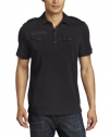 Marc Ecko Cut & Sew Men's Solid Military Polo