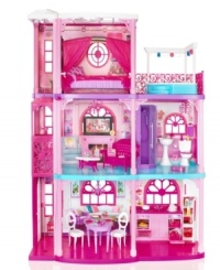 The ultimate luxury home for Barbie and her precious belongings. Mattel makes every little girl's dream come true with their newest, most glamorous 3-story dream house. The ultimate luxury home for Barbie and her precious belongings. Mattel makes every little girl's dream come true with their newest, most glamorous 3-story dream house.
