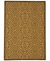 Revamp your patio with the graphic chic of Safavieh's Courtyard rug. Designed for both indoor and outdoor environments, this high-style rug transforms any space into the life of the party. (Clearance)