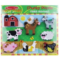 Melissa & Doug Farm Wooden Chunky Puzzle Melissa & Doug Farm Wooden Chunky Puzzle