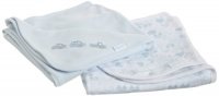 Little Me Baby-Boys Newborn Vroom 2 Pack Receiving Blanket, Blue Multi, One Size Little Me Baby-Boys Newborn Vroom 2 Pack Receiving Blanket, Blue Multi, One Size
