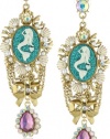 Betsey Johnson Sea Excursion Mermaid Chandelier Earrings