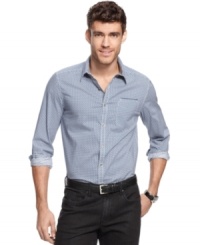 You do the math. Add a cool geometric print to this modern shirt from Kenneth Cole New York and you get a new addition to your workweek rotation. You do the math. Add a cool geometric print to this modern shirt from Kenneth Cole New York and you get a new addition to your workweek rotation.