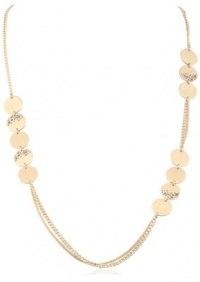 Kenneth Cole New York Urban Glitz Pave Disc Long Necklace Kenneth Cole New York Urban Glitz Pave Disc Long Necklace