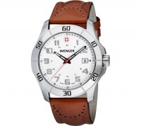 Men's Wenger 70485 Alpine Watch with Leather Band Men's Wenger 70485 Alpine Watch with Leather Band