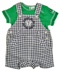 GUESS Kids Boys Baby Shortall Set (0 - 9m), GREEN (6/9M) GUESS Kids Boys Baby Shortall Set (0 - 9m), GREEN (6/9M)
