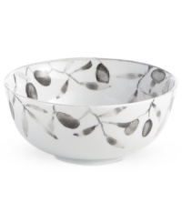 Make your peace. A serene watercolor spans white Limoges porcelain in the Olive Branch bowl, epitomizing the meticulous detail and natural allure of designer Michael Aram. Make your peace. A serene watercolor spans white Limoges porcelain in the Olive Branch bowl, epitomizing the meticulous detail and natural allure of designer Michael Aram.