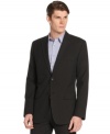 Button up your look with this sharp herringbone blazer from Calvin Klein.