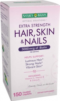 Nature's Bounty Extra Strength Hair Skin Nails, 150 Count Nature's Bounty Extra Strength Hair Skin Nails, 150 Count