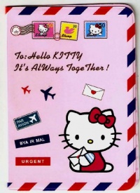 Hello Kitty Airmail Sanrio Passport Cover