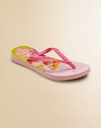 Everyone's favorite flip flops, now for your little one, gets an update with a fantastical Disney princess print and thin straps for added comfort and style.Slip-on stylePVC upperRubber soleMade in Brazil