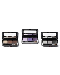 These perfect palettes contain everything she will need to create the ultimate eye look. Each compact contains a duo of Satin Shadow Milano shades with a complementary eyeliner. Offered in three color combinations-brown, purple and silver-these compacts feature light, medium and deep tones to create an array of eye looks. The result is a personalized look that is flirtatious, sensuous and fun. These perfect palettes contain everything she will need to create the ultimate eye look. Each compact contains a duo of Satin Shadow Milano shades with a complementary eyeliner. Offered in three color combinations-brown, purple and silver-these compacts feature light, medium and deep tones to create an array of eye looks. The result is a personalized look that is flirtatious, sensuous and fun.