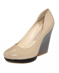 Neutrals unite. Pair the Valentine wedges by Boutique 9 with nearly everything in your wardrobe. You can't go wrong with their round toe and subtle colorblocking. Neutrals unite. Pair the Valentine wedges by Boutique 9 with nearly everything in your wardrobe. You can't go wrong with their round toe and subtle colorblocking.