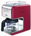 DeLonghi Kmix 5-Cup Drip Coffee Maker, Red