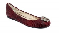 MICHAEL Michael Kors Women's Quilted Fulton Ballet Flat (Bourdeaux, 6.5)